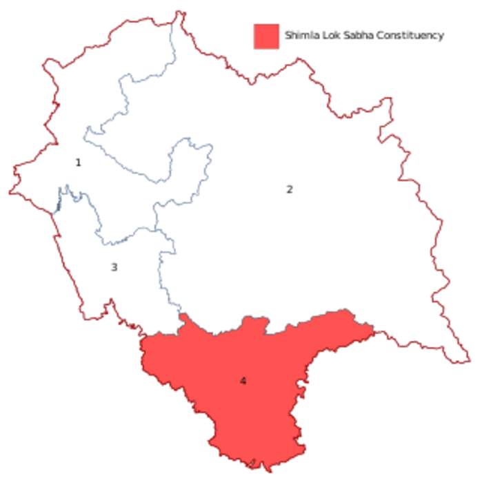 Shimla Lok Sabha constituency: Lok Sabha constituency in Himachal Pradesh