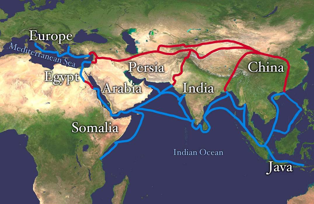 Silk Road: Ancient network of trade routes connecting Asia to Europe