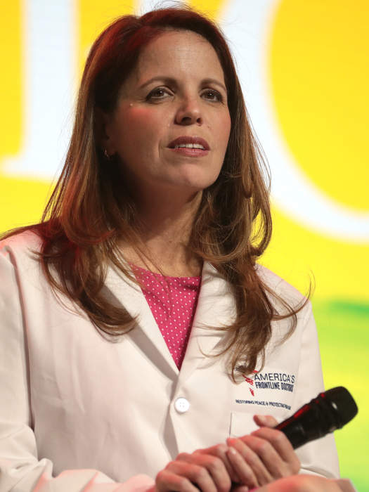 Simone Gold: American doctor, anti-vaccine activist, and founder of America's Frontline Doctors