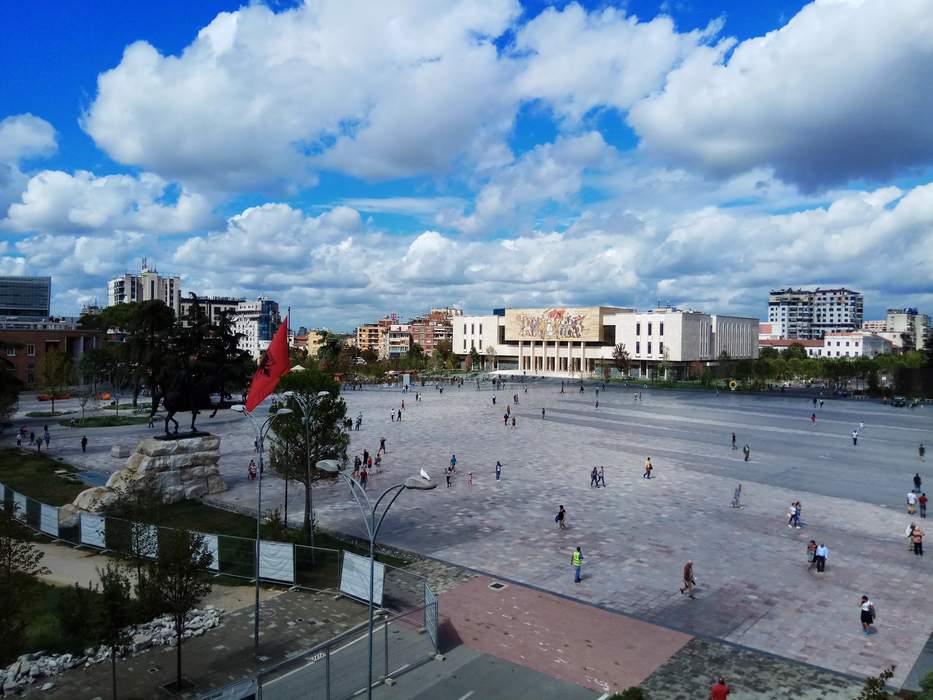 Skanderbeg Square: Public square in Tirana, Albania