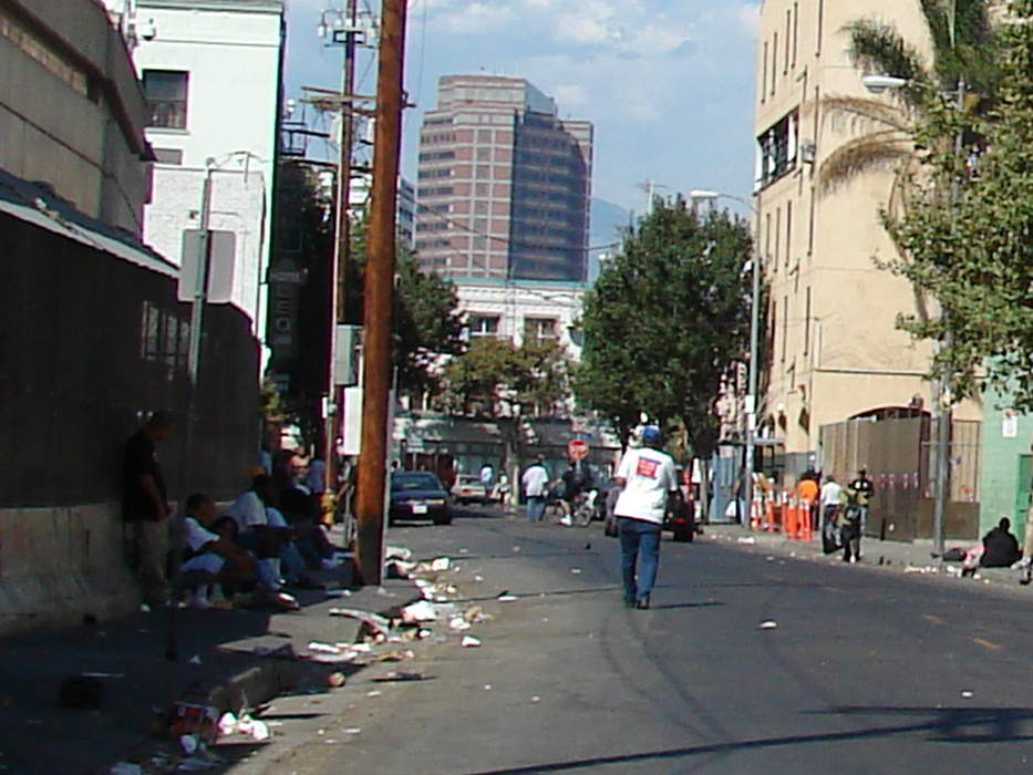 Skid Row, Los Angeles: Neighborhood in Downtown Los Angeles