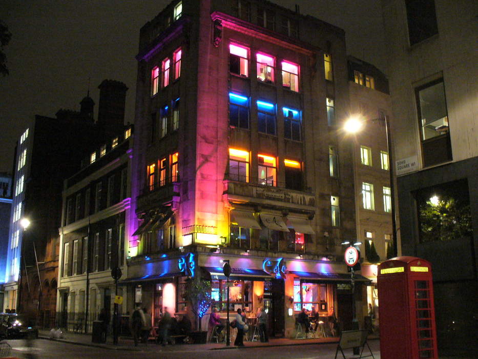 Soho: District in London, England