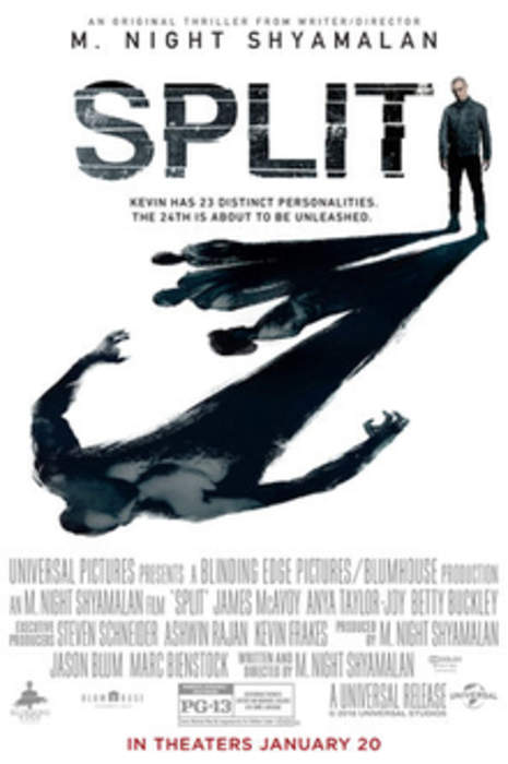 Split (2016 American film): 2016 film by M. Night Shyamalan