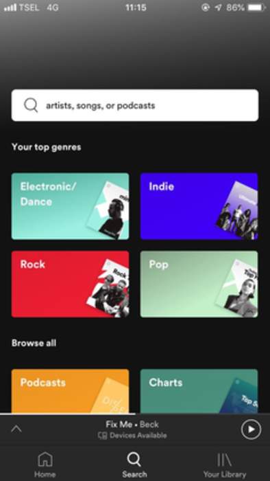 Spotify: Swedish audio streaming service