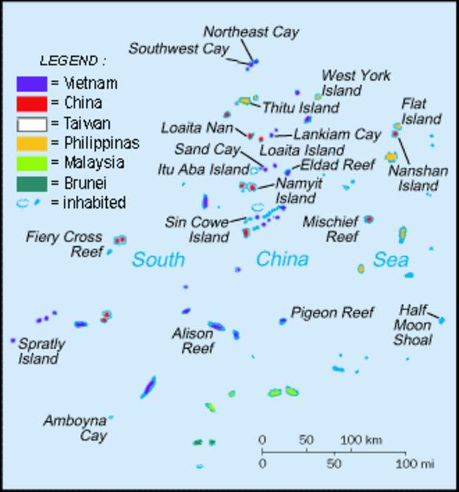 Spratly Islands: Disputed archipelago in the South China Sea