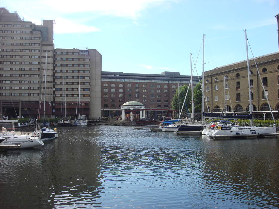 St Katharine Docks: District in central London, England