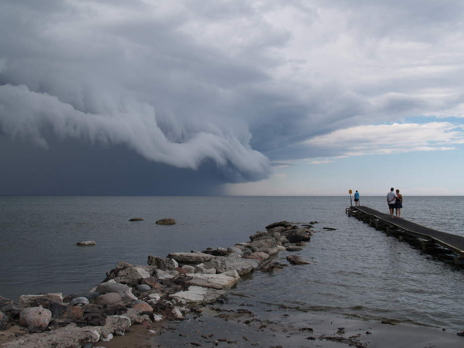 Storm: Disturbed state of an astronomical body's atmosphere