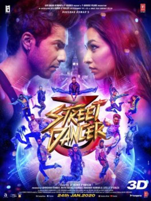 Street Dancer 3D: 2020 Indian Hindi-language dance drama film
