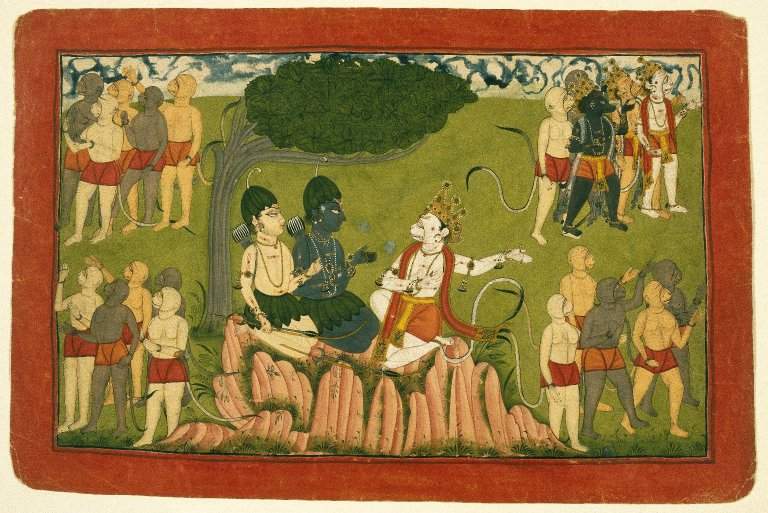 Sugriva: Vanara king and Rama's companion in Ramayana