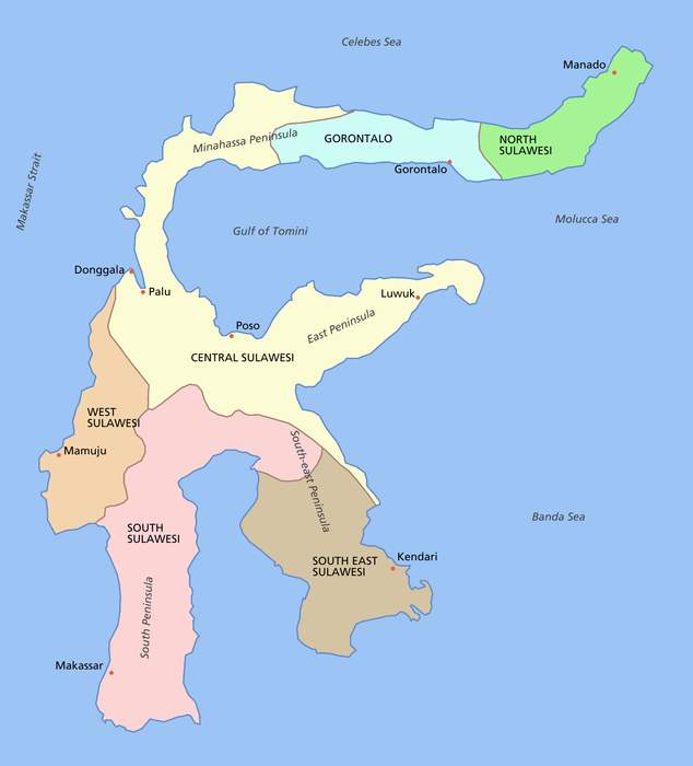 Sulawesi: One of the Greater Sunda Islands of Indonesia