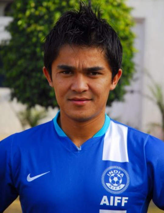 Sunil Chhetri: Indian footballer (born 1984)