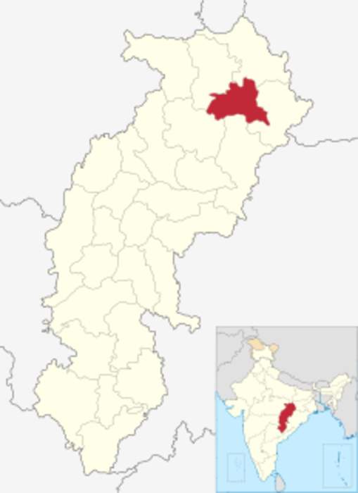 Surguja district: District of Chhattisgarh in India