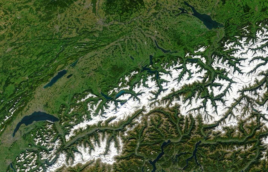 Swiss Alps: Portion of the Alps that lies within Switzerland