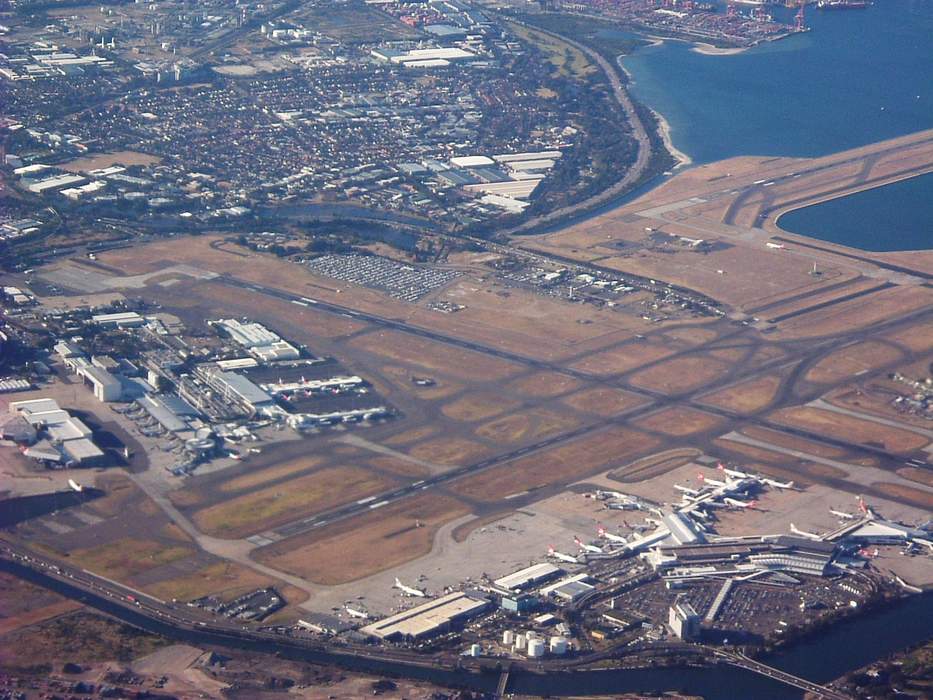Sydney Airport: International airport serving Sydney, New South Wales, Australia