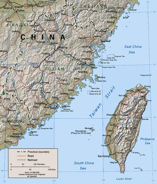 Taiwan Strait: Strait between Mainland China and Taiwan