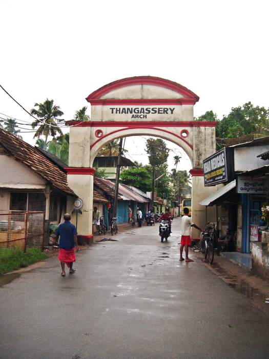 Tangasseri: Neighbourhood in Kollam, Kerala, India