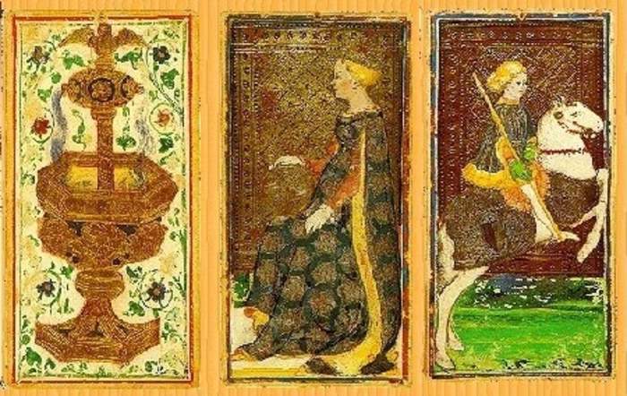 Tarot: Cards used for games or divination