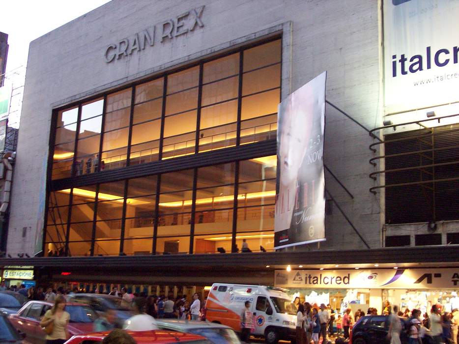Teatro Gran Rex: Art Deco style theatre in Buenos Aires, Argentina