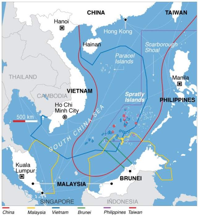 Territorial disputes in the South China Sea: Disputes over ownership of islands in the South China Sea