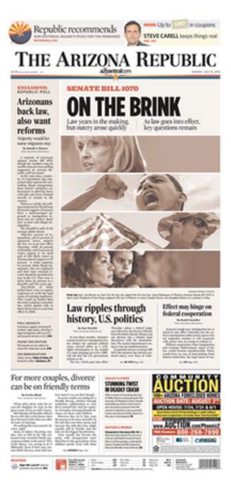 The Arizona Republic: American daily newspaper published in Phoenix