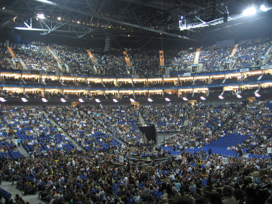The O2: Entertainment district in London, England