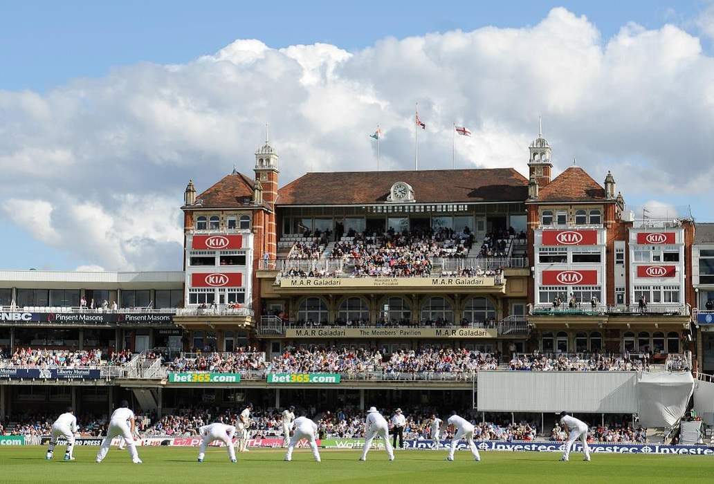 The Oval: International cricket ground in Kennington, London, England