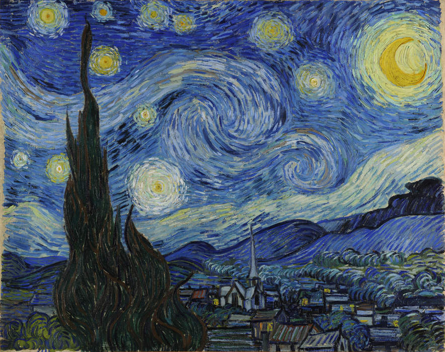 The Starry Night: 1889 painting by Vincent van Gogh