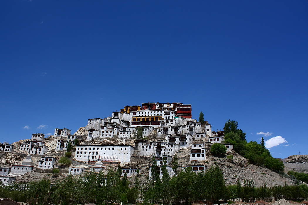 Thikse Monastery: Tibetan Buddhist monastery near Leh, Ladakh, India