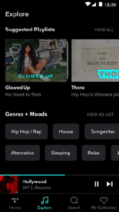Tidal (service): Subscription-based music streaming service