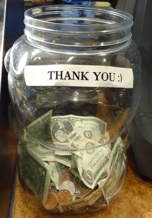 Tip jar: 