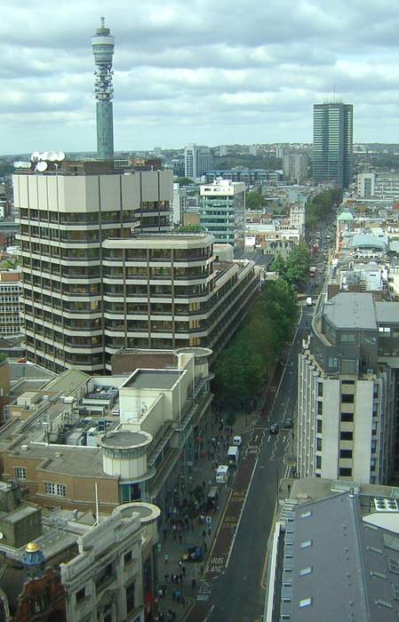 Tottenham Court Road: Major road in the London Borough of Camden