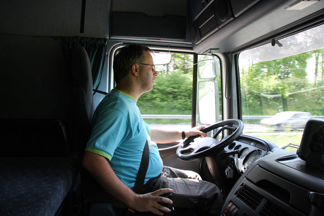 Truck driver: Person who earns a living as the driver of a truck