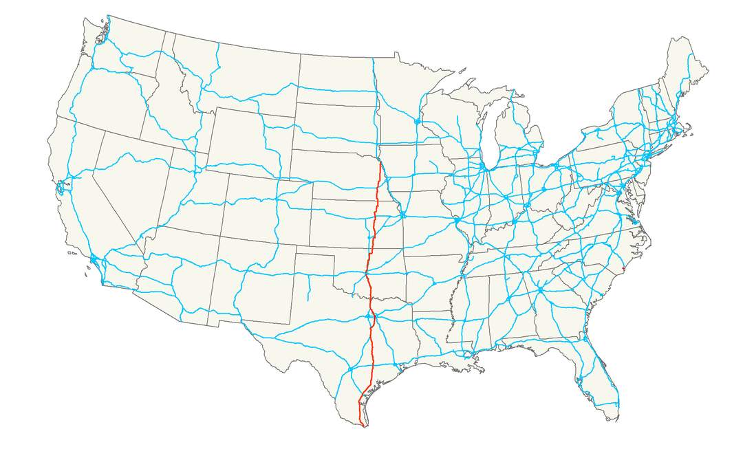 U.S. Route 77: Highway in the United States
