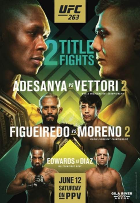 UFC 263: UFC mixed martial arts event in 2021