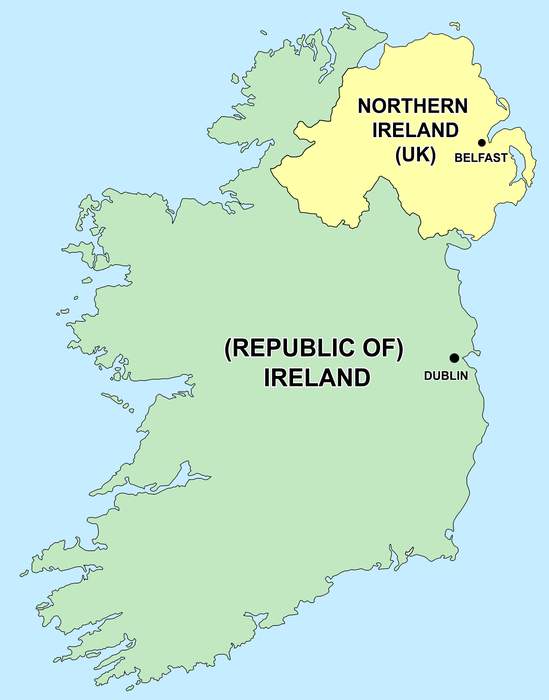 United Ireland: Proposition that all of Ireland should be a single state