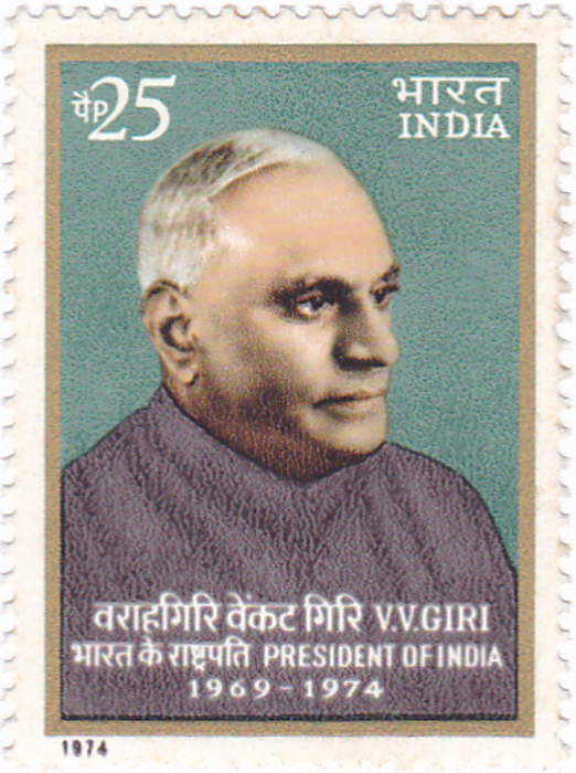 V. V. Giri: President of India from 1969 to 1974