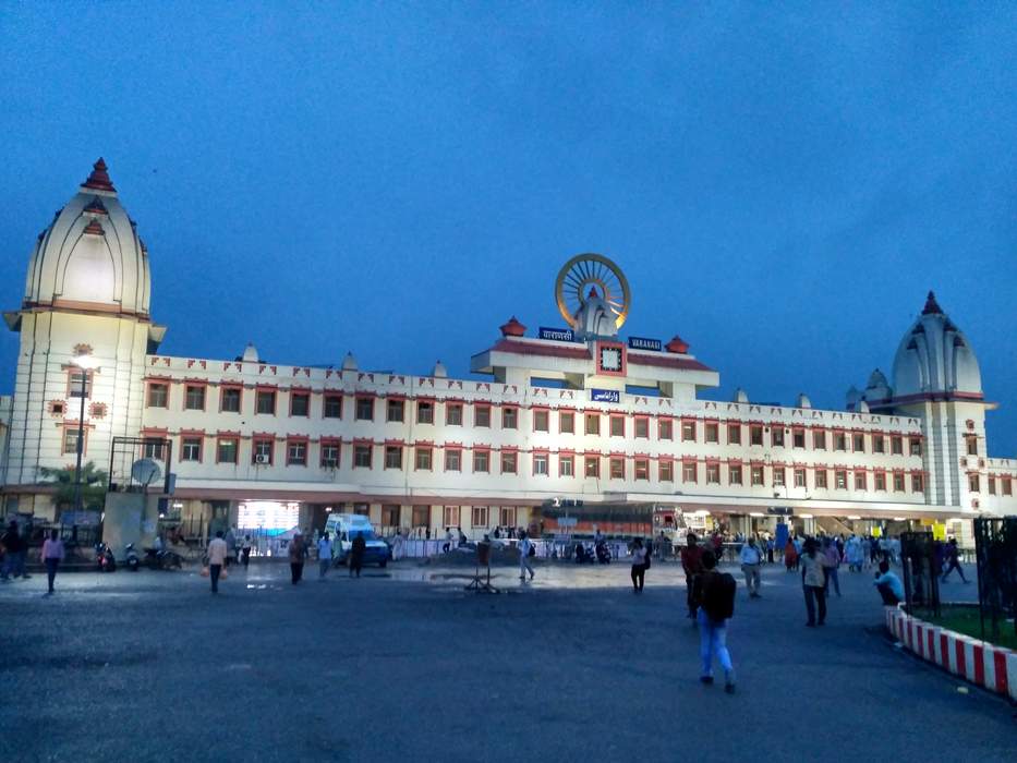 Varanasi Junction railway station: Railway junction station in Varanasi, Uttar Pradesh, India