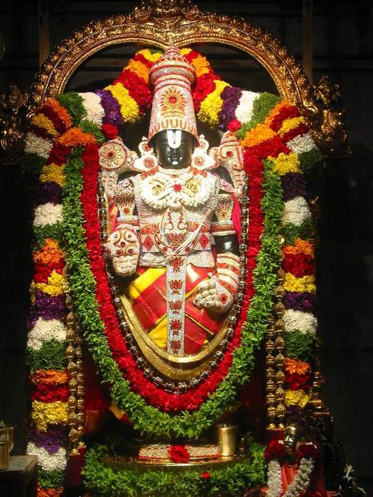 Venkateswara: Form of the Hindu god Vishnu
