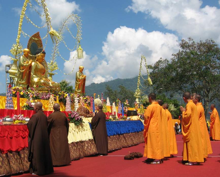 Vesak: Buddhist festival marking the birth, enlightenment and death of the Buddha
