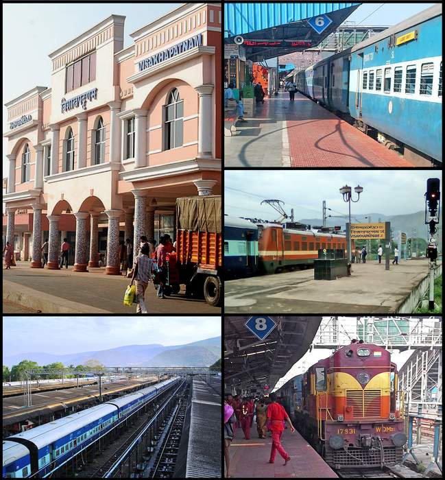 Visakhapatnam railway station: Railway station at Visakhapatnam in Andhra Pradesh