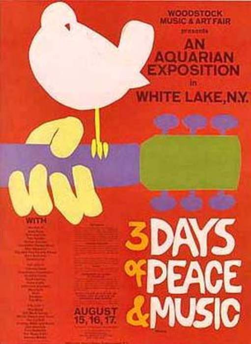 Woodstock: 1969 music festival in Bethel, New York, US