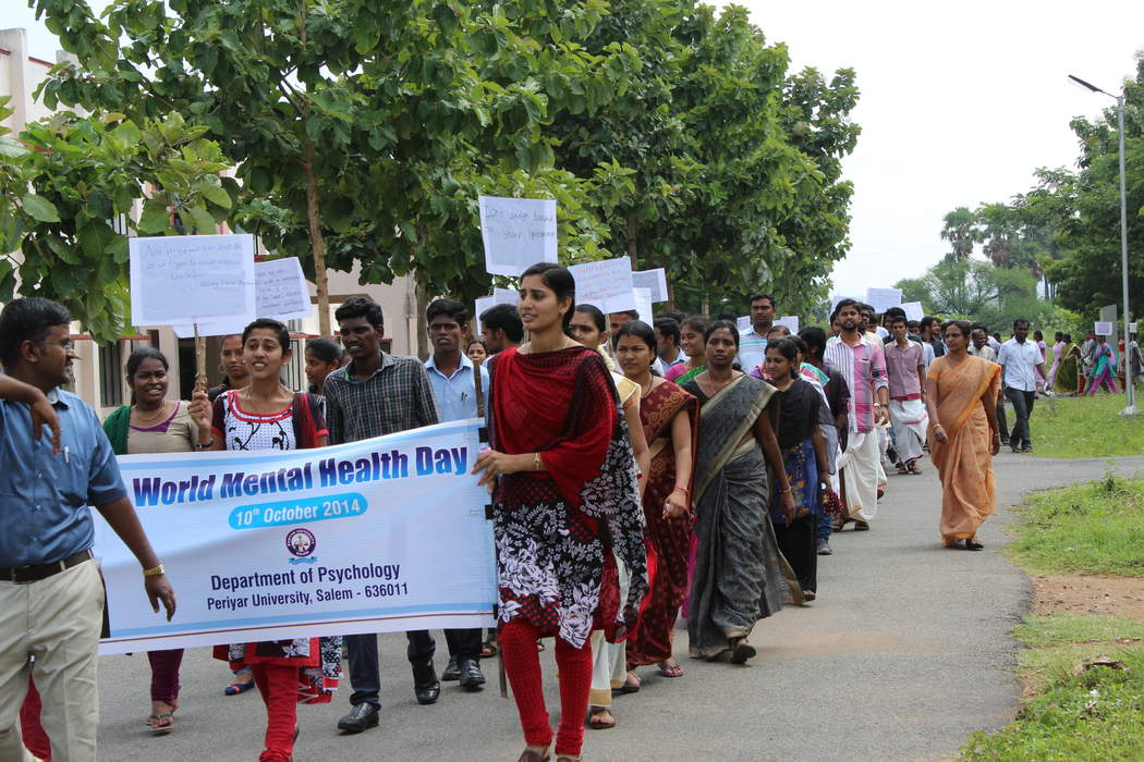 World Mental Health Day: International observance, 10 October