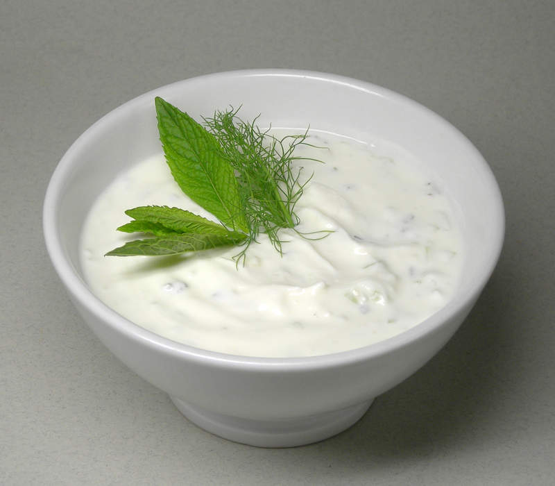 Yogurt: Food produced by bacterial fermentation of milk