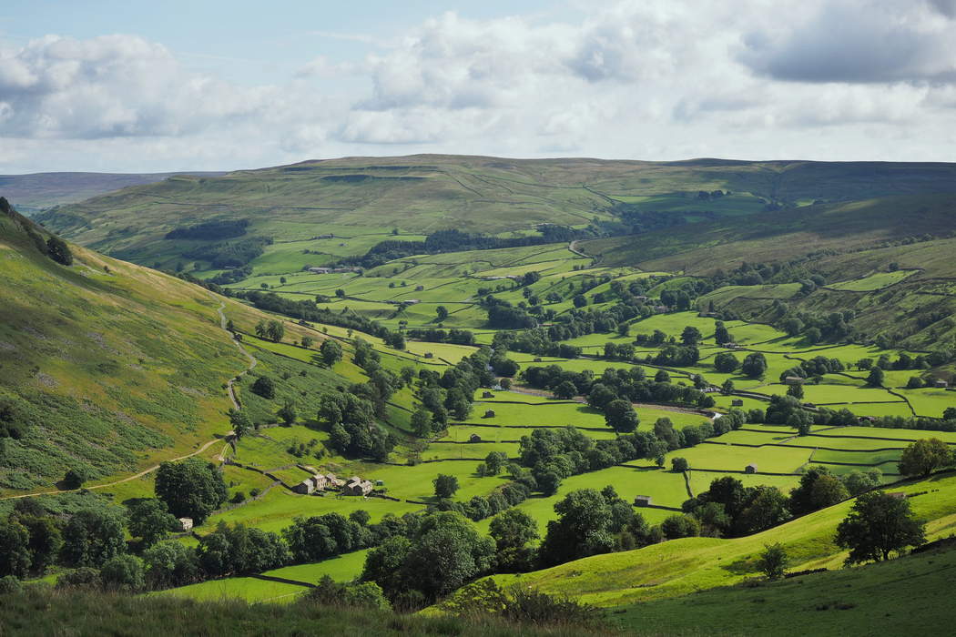 Yorkshire Dales: Upland area of the Pennines in Northern England