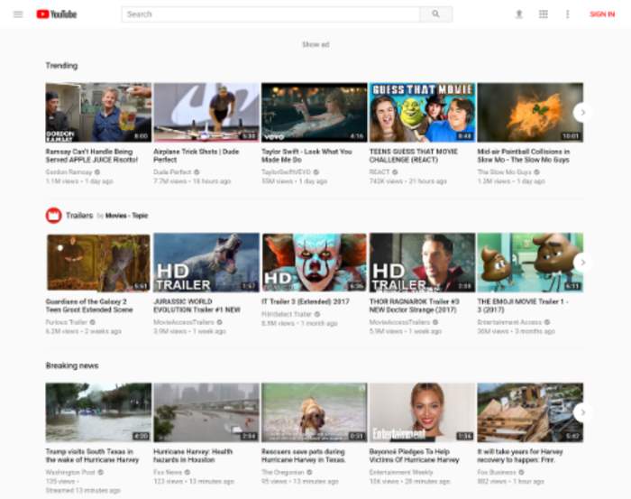 YouTube: Video-sharing platform owned by Google