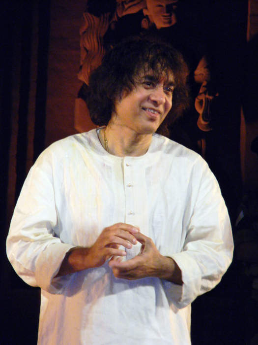 Zakir Hussain (musician): Indian tabla player, musical producer, film actor and composer