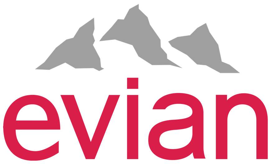 Evian: French brand of mineral water